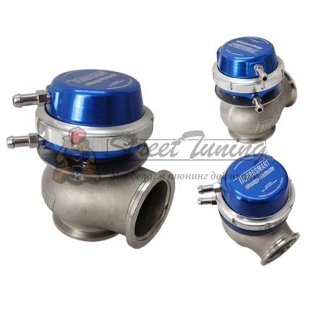 Перепускной клапан турбины (Wastegate) 45 мм Turbosmart (7-9 PSI), синий