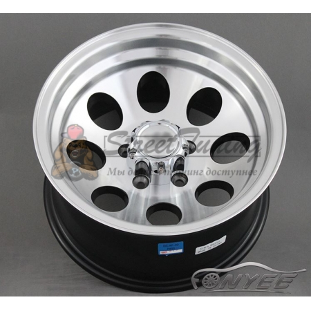 Новые диски GT wheels style 2 R15 5x139,7 ET-20 J8 серебро + черный