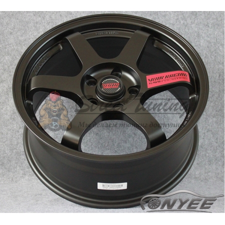 Новые диски Rays TE37 R18 5X108 ET40 J8 черные матовые