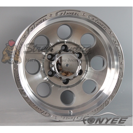 Новые диски GT Wheel R15 6X139,7 ET-20 J8 серебряные