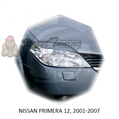 Реснички на фары для  NISSAN PRIMERA 12 2001-2007г