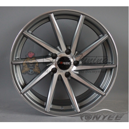 Новые диски Vossen CVT-L Replica R18 5X114,3 ET33 J8,5 серый + серебро