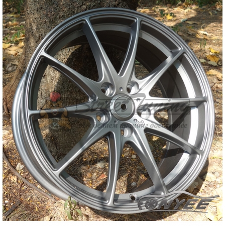 Новые диски Rays G25 R17 5X108 ET40 J7 серебристо-серый матовый