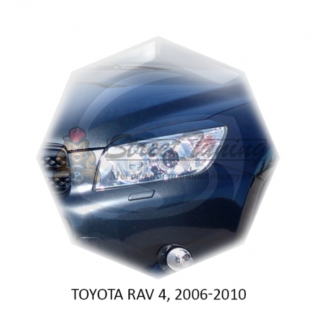 Реснички на фары для  TOYOTA RAV 4 2006-2010г (американец)