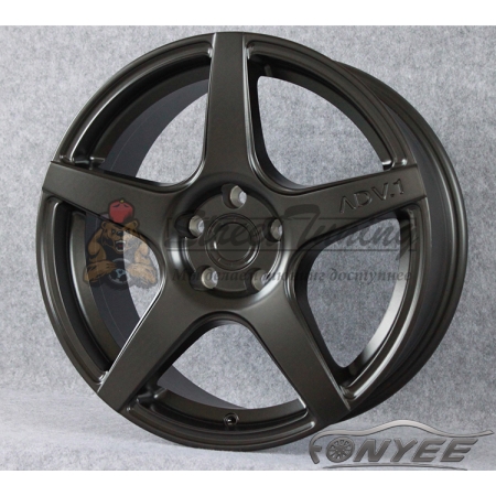 Диски ADV.1 5 R17 J7,5 ET+40 5x108 черные матовые