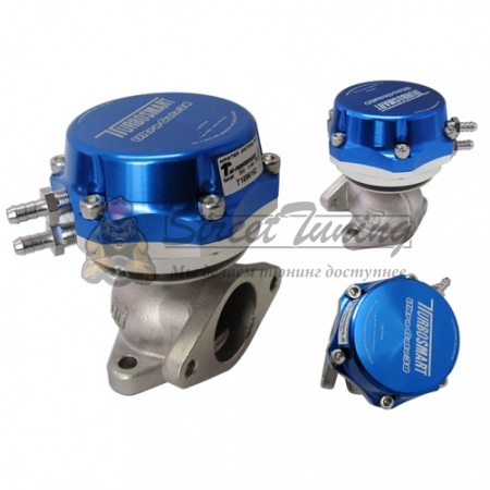 Перепускной клапан турбины (Wastegate) 38 мм Turbosmart (13-15 PSI), синий