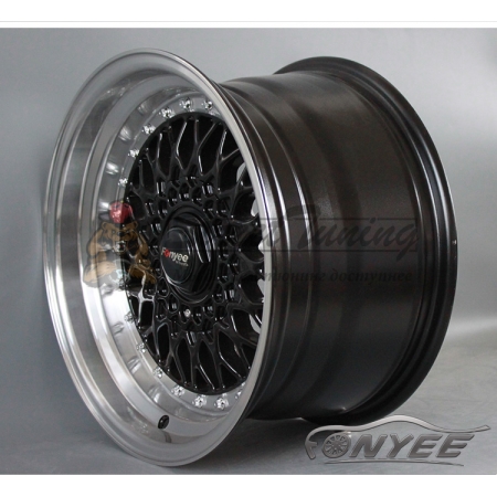 Новые диски BBS RS R14 4X100/4X114,3 ET0 J7 черные + полированная полка