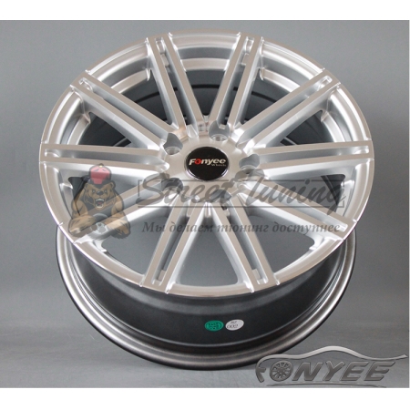 Новые диски Vossen CV4 Replica R17 5X100 ET35 J7 серебро