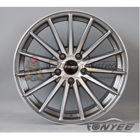 Новые диски Vossen VFS2 Replica R18 5X120 ET30 J9,5 светло серый + серебро