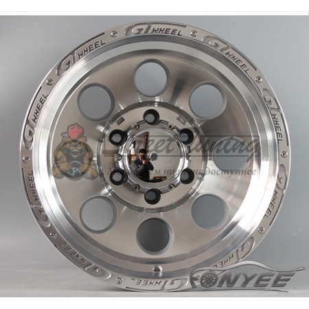 Новые диски GT Wheel R16 6X139,7 ET-44 J10 серебряные цо 108