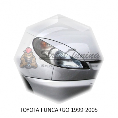 Реснички на фары для  TOYOTA FUNCARGO 1999-2005г