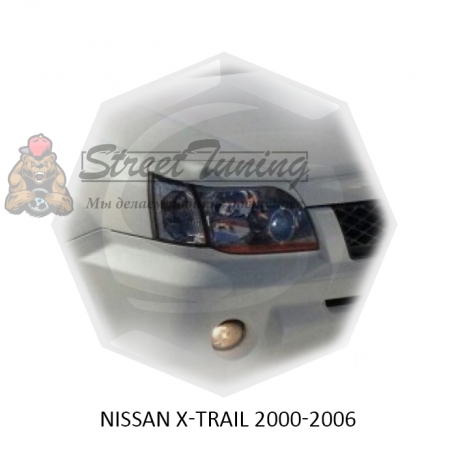 Реснички на фары для  NISSAN X-TRAIL 2000-2006г