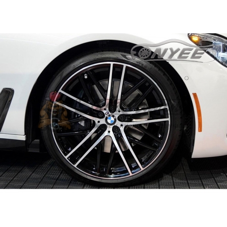 Новые диски BMW 650 M STYLE R18 5X120 ET35 J8,0 черные+серебро