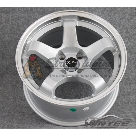 Новые диски Bee*R B5 R15 4x100 ET10 J8 серебро