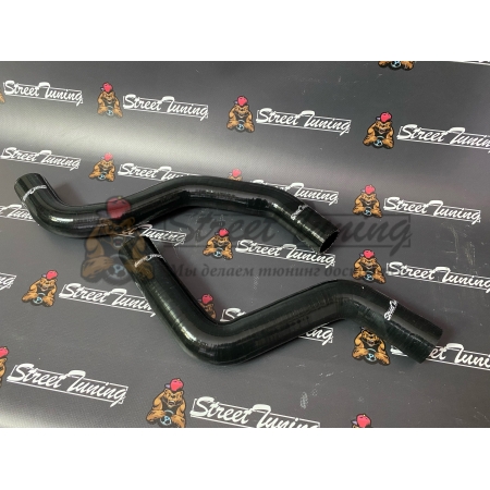 Патрубки радиатора StreetTuning для Mitsubishi Lancer EVO 9 CT9A, черные, 2 шт