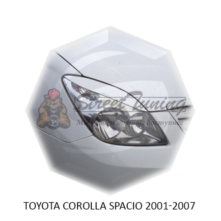 Реснички на фары для  TOYOTA COROLLA SPACIO 2001-2007г