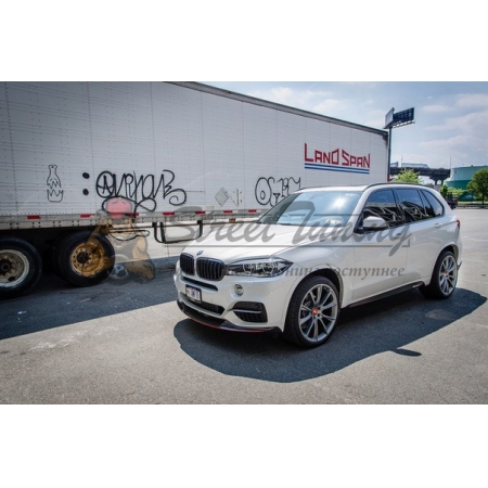 Юбка переднего бампер для BMW X5 F15 в авто м-пакет