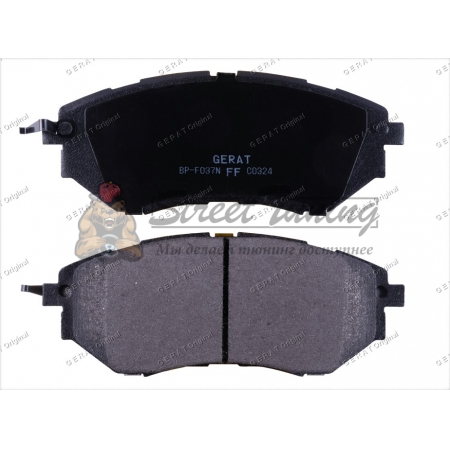 Передние тормозные колодки Gerat BP-F037N (Subaru Legacy, Outback, Tribeca)