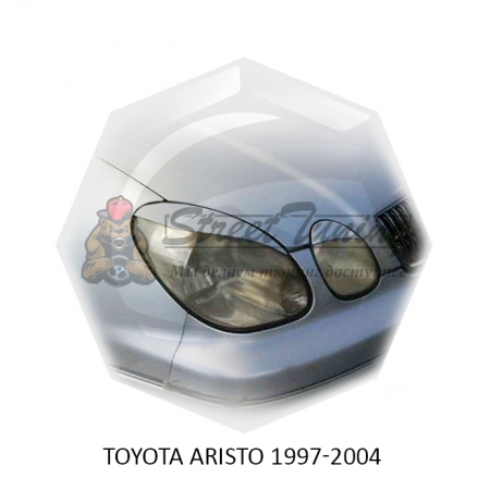 Реснички на фары для  TOYOTA ARISTO 1997-2004г