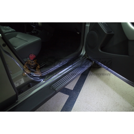 Nissan Terrano 2014-2015 Накладки на внутренние пороги дверей(4 шт.)