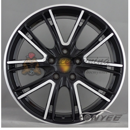 Новые диски Porsche Exclusive Design Black R20 5X112 ET26 J9 черный глянец + серебро