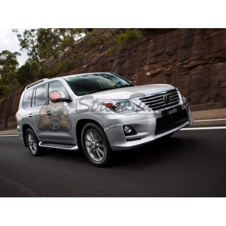 Стеклопластиковая копия обвесов Luxury Sport для Lexus LX 570 версии до рестайлинга 2007-2012.