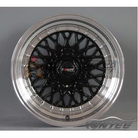 Новые диски BBS RS R17 4X100/4X114,3 ET35 J7,5 черные + полированная полка