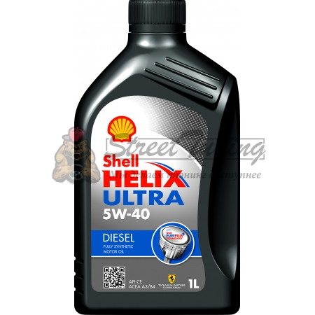 Синтетическое моторное масло Shell Helix Diesel Ultra 5W-40 - 1л