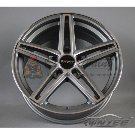 Новые диски Vossen CV5 Replica R17 5X114,3 ET40 J7,5 серый + серебро