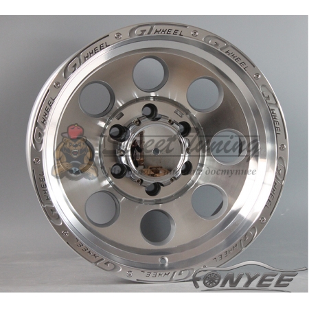 Новые диски GT Wheel R17 6X139,7 ET0 J9 серебряные