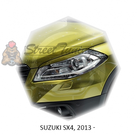 Реснички на фары для  SUZUKI SX4 2014г-