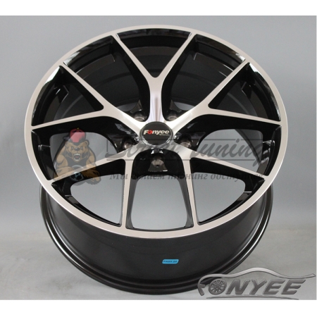 Новые диски BBS CI-R R18 5X114,3 ET40 J8,5 черный глянец + серебро