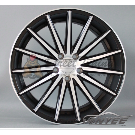 Новые диски Vossen VFS2 Replica R19 5X114,3 ET35 J8,5 черный мат + серебро