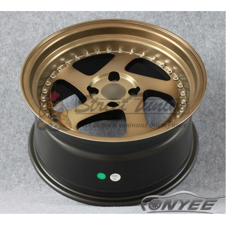Новые диски Rotiform TMB Flat R16 4х100 ET20 J8 бронза + серебристые болтики
