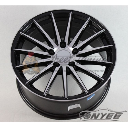 Новые диски Vossen VFS2 Replica R16 5X100 ET40 J7 черный глянец + серебро