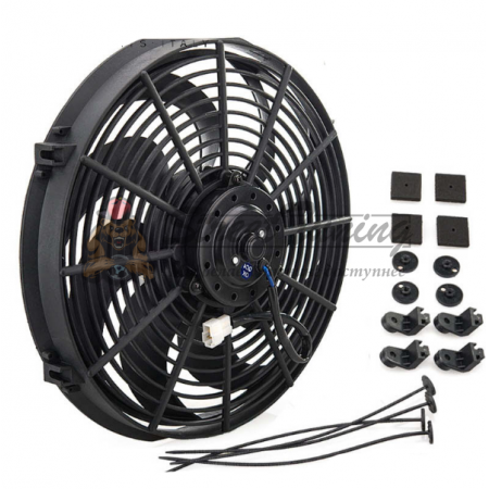 Вентилятор охлаждающий универсальный 14" 120W 12V 378mm*357mm*74mm