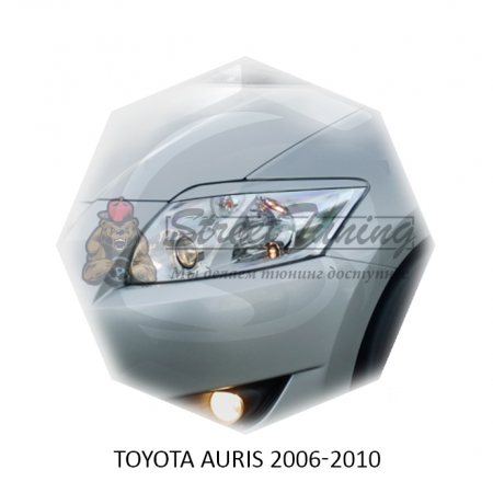 Реснички на фары для  TOYOTA AURIS 2006-2012г