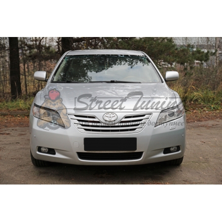 Toyota Camry V40 (рестайлинг) 2009—2011 Накладки на фары (реснички) укорочен. компл.-2 шт.