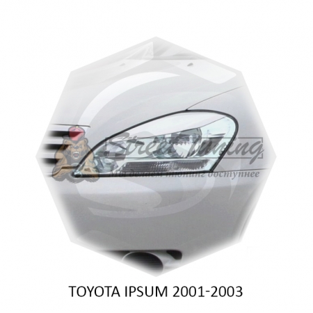 Реснички на фары для  TOYOTA IPSUM 2001-2003г