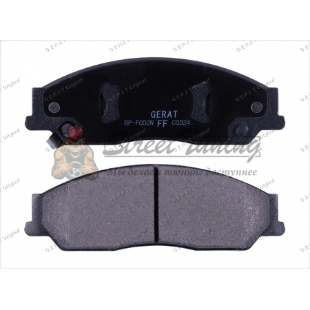 Передние тормозные колодки Gerat BP-F002N (Toyota Aurion, Avalon, Camry)