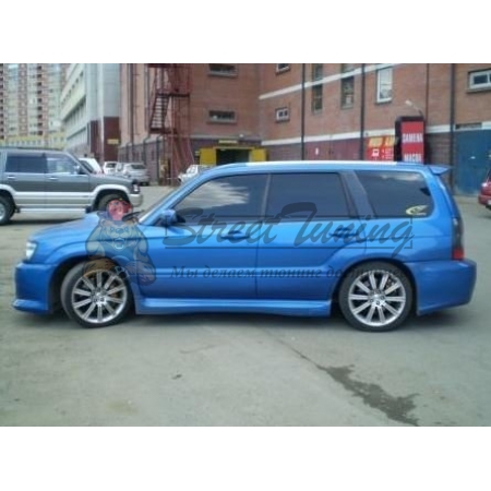 Боковые пороги STI для Subaru Forester SG