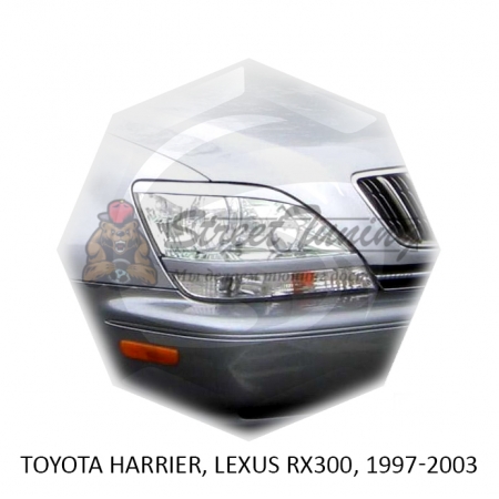 Реснички на фары для  TOYOTA HARRIER, LEXUS RX300 1997-2003г