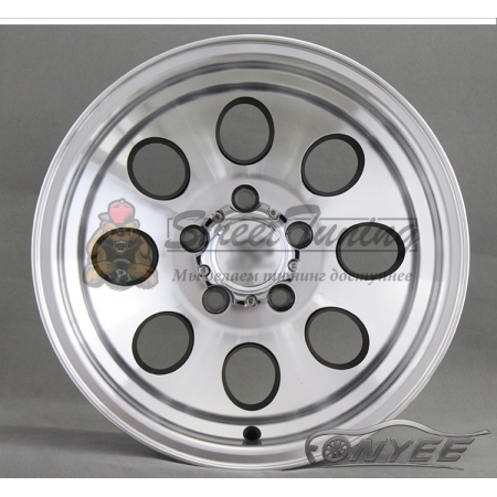 Новые диски GT wheels style 2 R16 5x130 ET-5 J8 серебро + черный