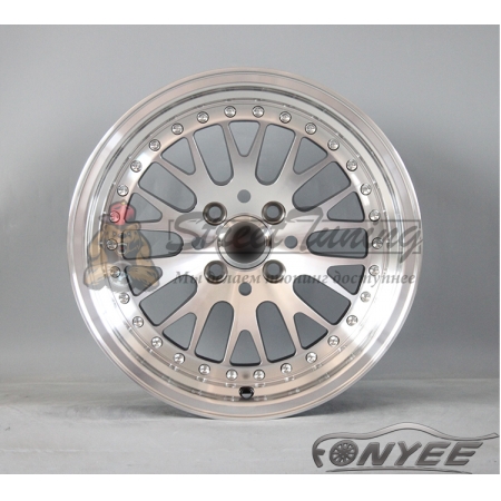 Новые диски ESM 007 R15 4x100 ET10 J9 серебристые