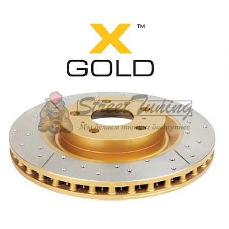 Тормозной диск DBA X GOLD 2744X Toyota CAMRY ASV70,AXVA70,GSV70 Russia Spec 2018- передний