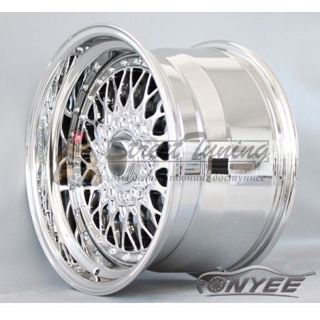 Новые диски BBS RS R17 5X108/5X114,3 ET30 J10 хром серебро + серебристые болтики