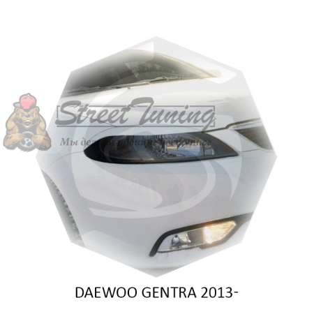 Реснички на фары для  DAEWOO GENTRA 2013-2016г