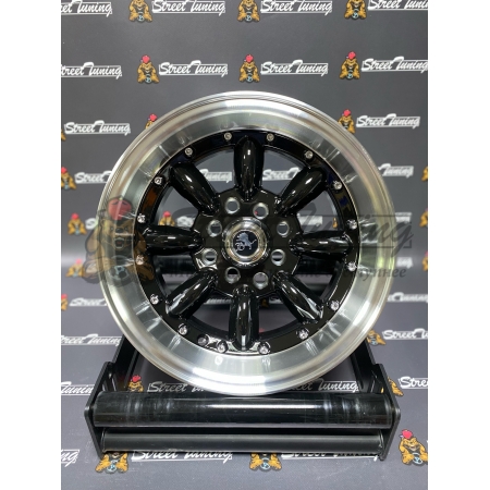 Новые диски Watanabe R13 J7 ET(-7) 4x100/114.3 Black + Silver