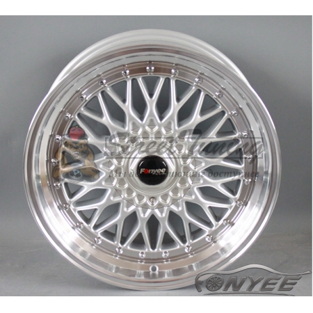 Новые диски BBS RS R18 5X108/5X114,3 ET38 J9,5 серебро + полированная полка