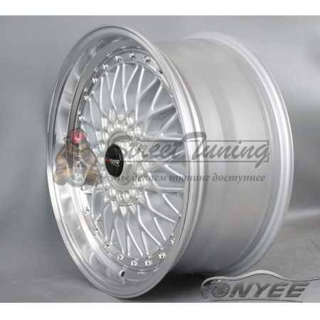 Новые диски BBS RS R18 4X108/4X100 ET20 J8 серебро + полированная полка